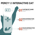 Load image into Gallery viewer, Percy Robot Cat – Voice,Purring & Heartbeat for Comfort