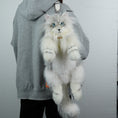 Lataa kuva Galleria-näkymään, Maine Coon Cat Backpack – Realistic Cat Stylish Daypack