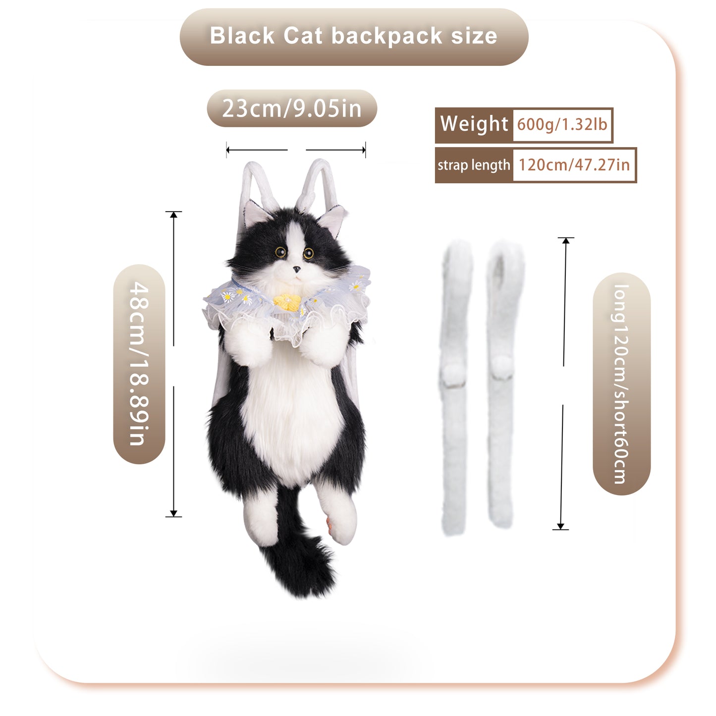 Mochila Chongket Gato Gato Negro