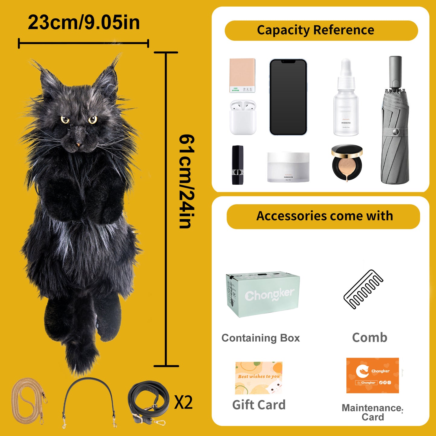 Maine Coon Cat Backpack