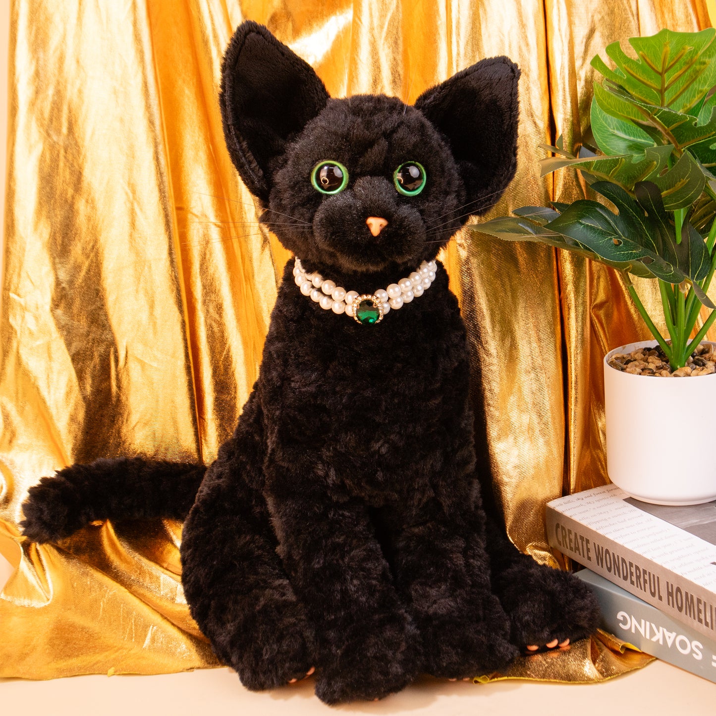 Devon Rex Cat Plush β Handmade Gift for Cat Lovers