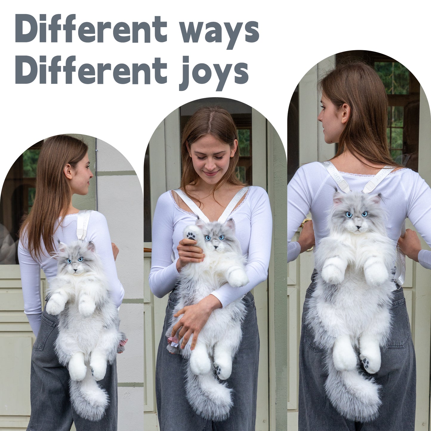 Mochila de Gato Maine Coon – Mochila Diaria Estilosa y Realista de Gato