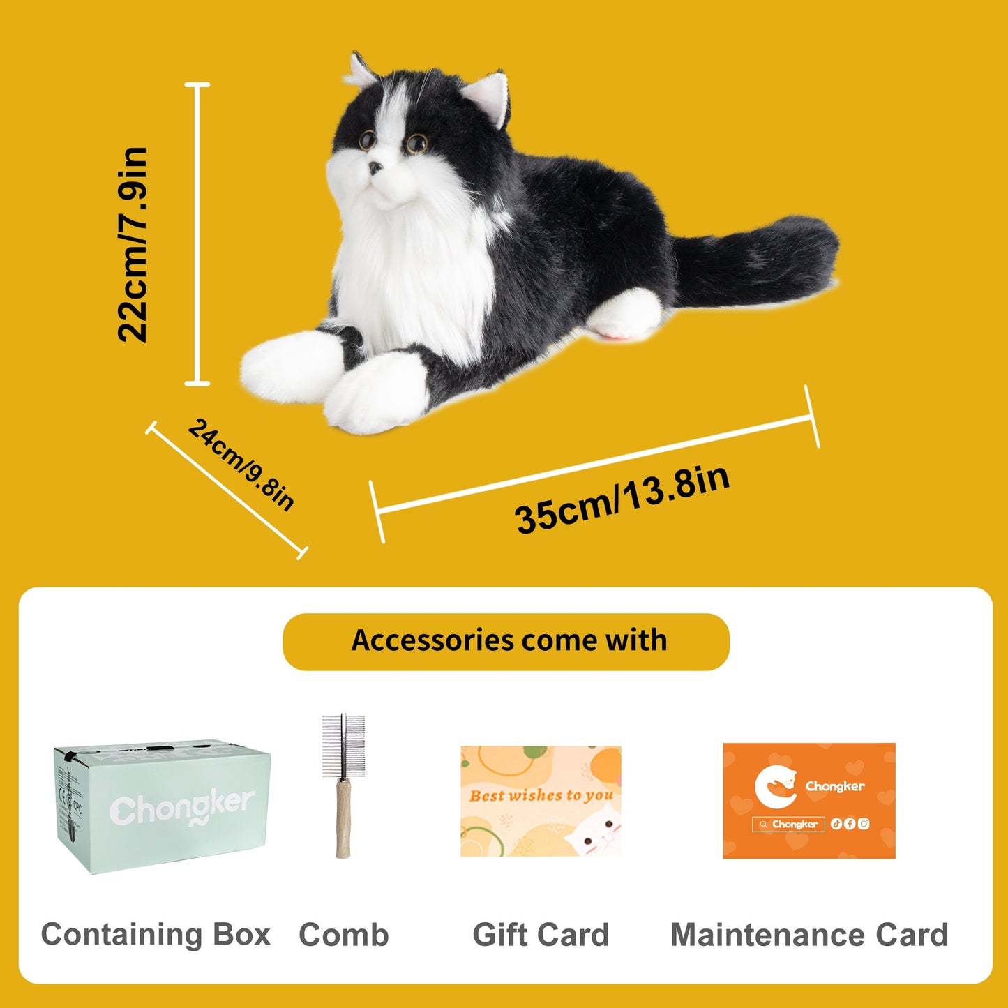 Tuxedo Cat Weighted