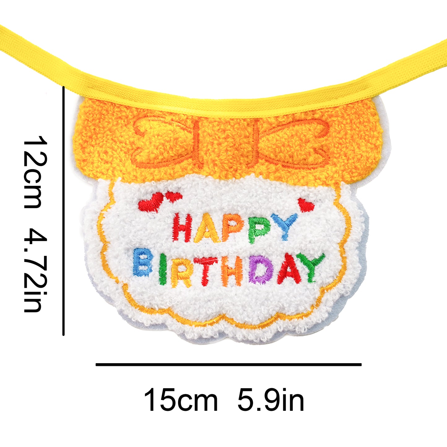 Birthday Bib and Hat- Decorations for Cats & Dogs