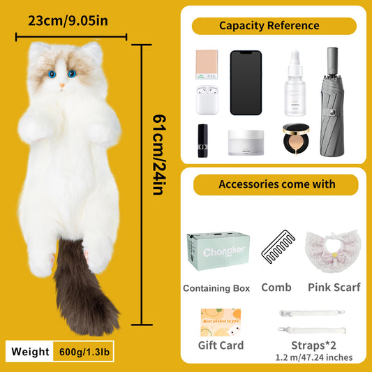 Ragdoll Cat Backpack – Cozy Companion for Travel & School