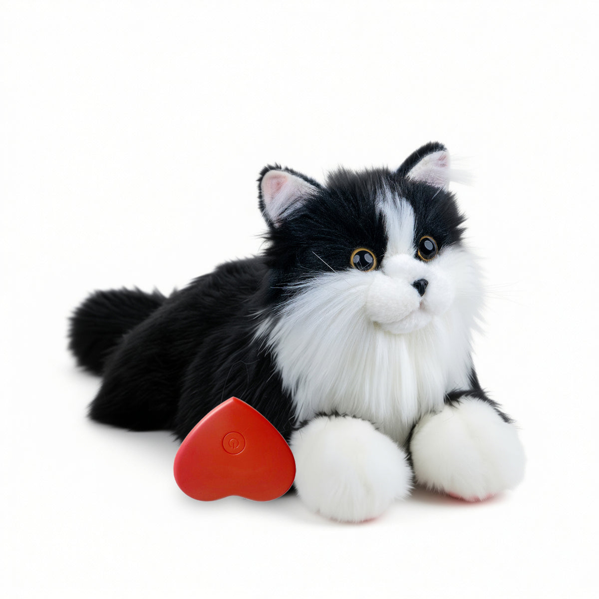 Tuxedo Lebensechter Gewichts-Heizkatze für Komfort & Ruhe mit Mikrowellen-Pack
