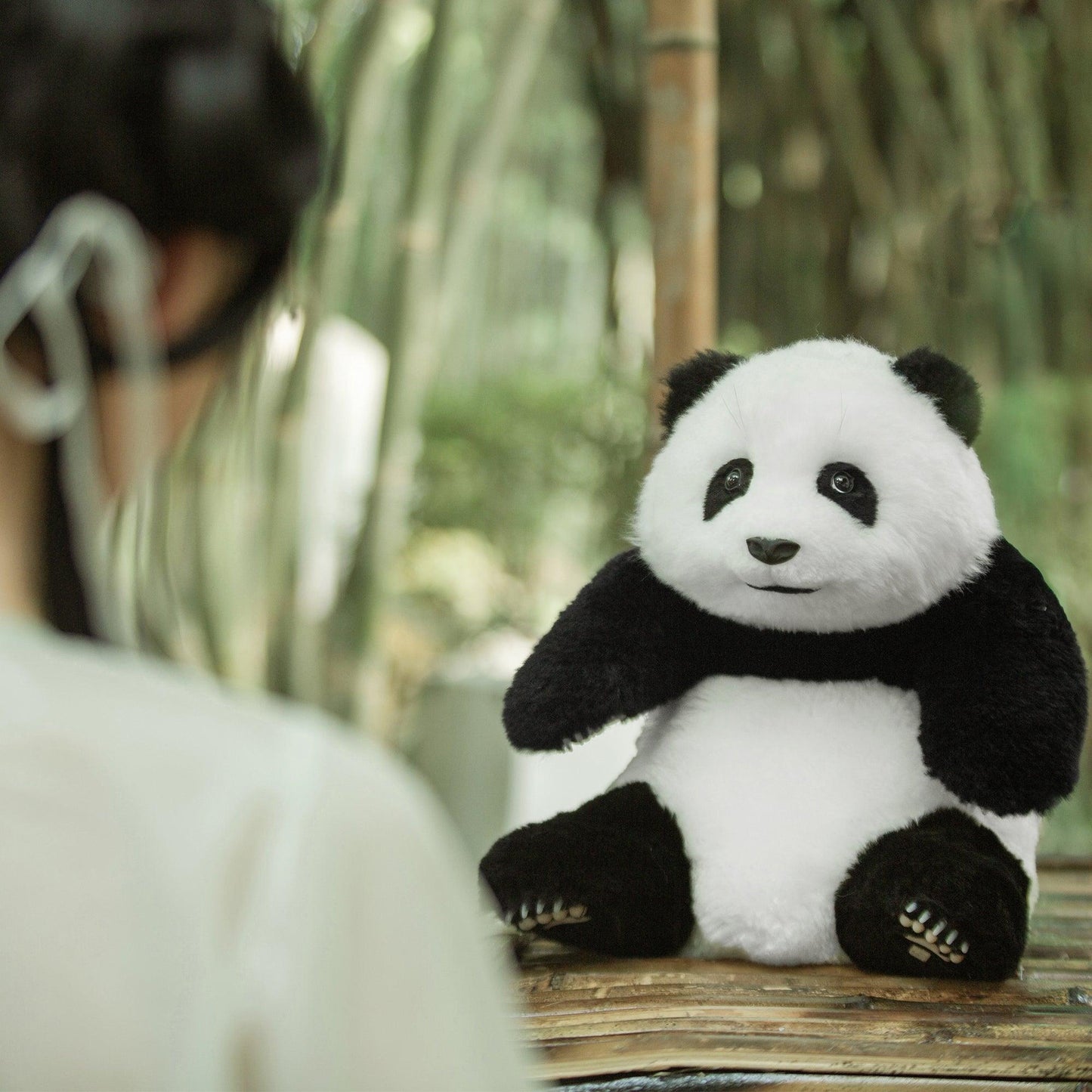 Lifelike Stuffed Animals Panda,Plush Panda Doll.Panda Fans Can't Miss It! - Chongker