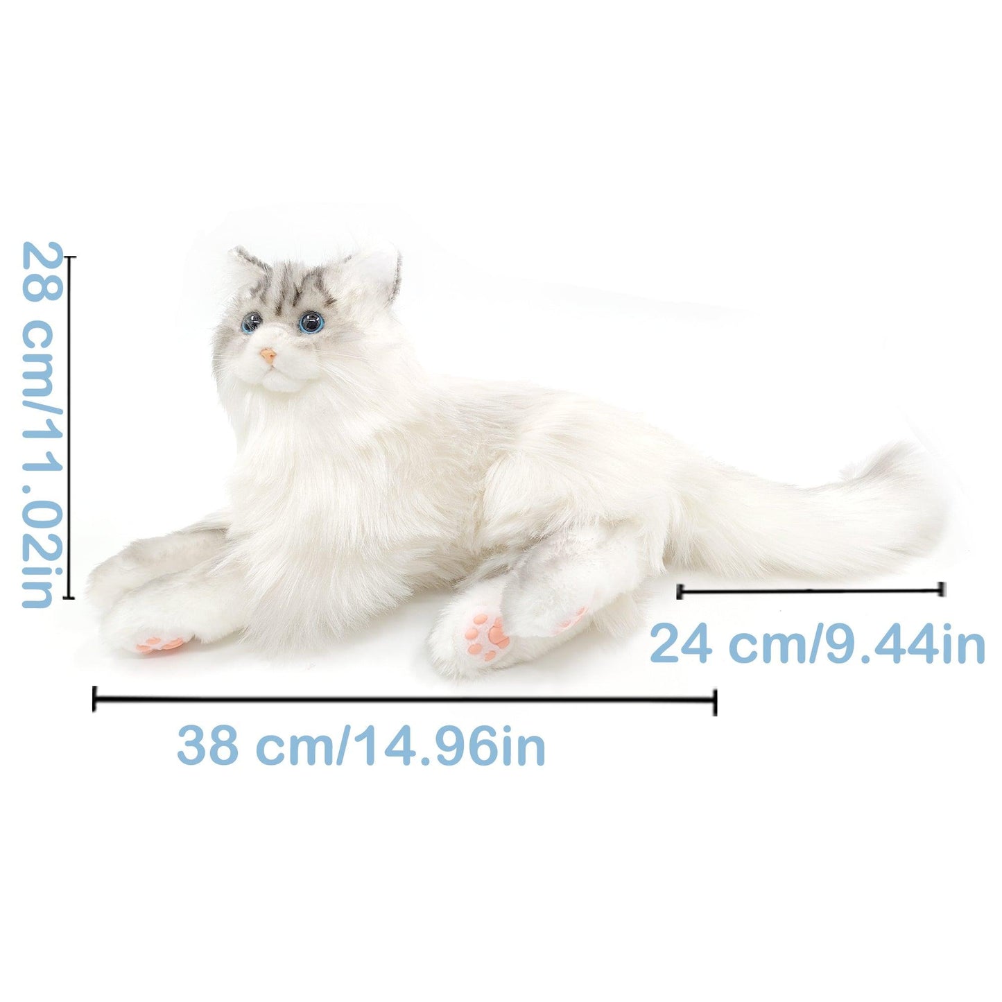 Tracy Chongker Handmade 3LB Weighted Plush Cat for hug