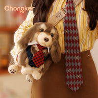 Dachshund Shoulder Bag – Plush Dog Purse for Girls