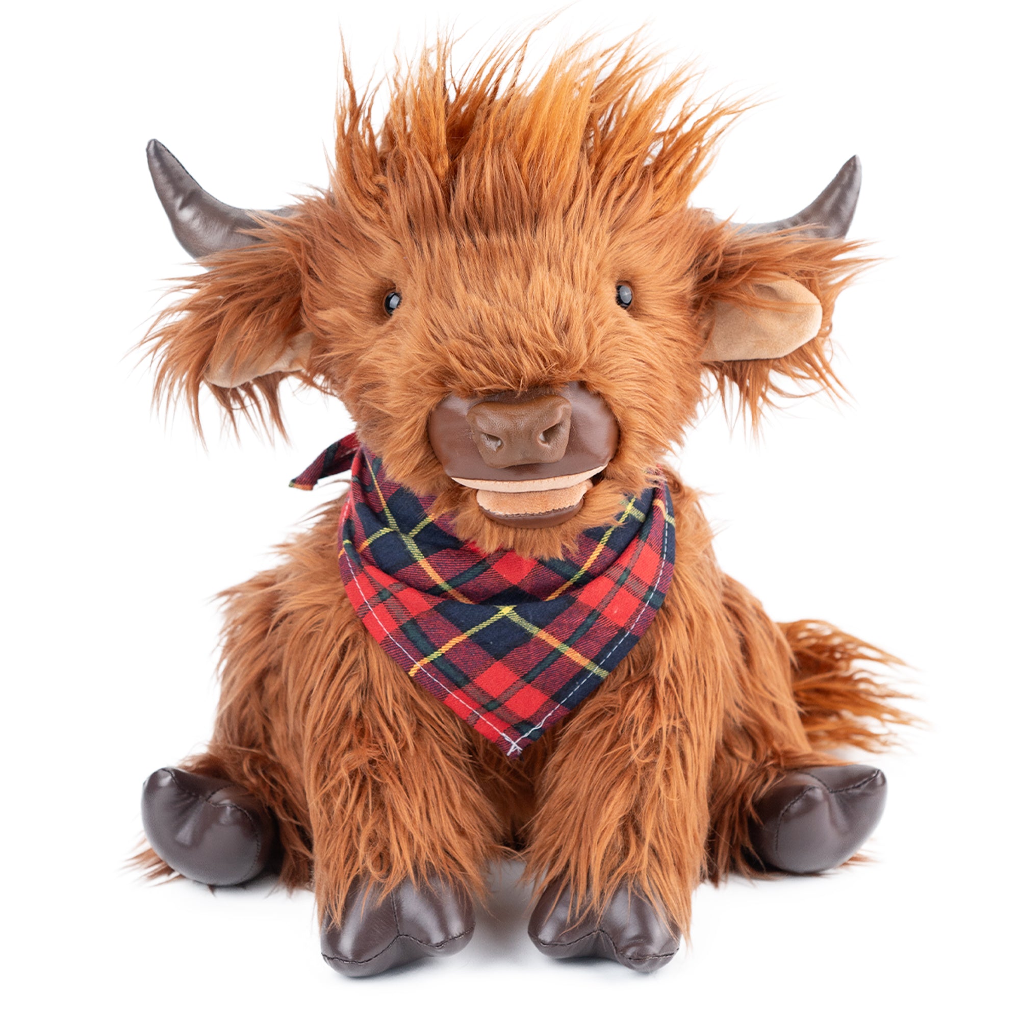 Highland Cow Plush – Weighted Toy for Kids & Adults