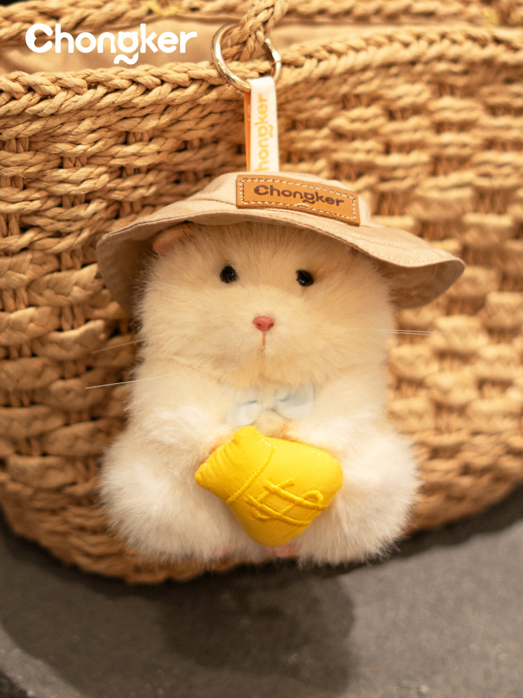 Hamster Charm Keychain Pendant