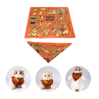 compare product Pañuelo vaquero del oeste para gatos, perros y mascotas