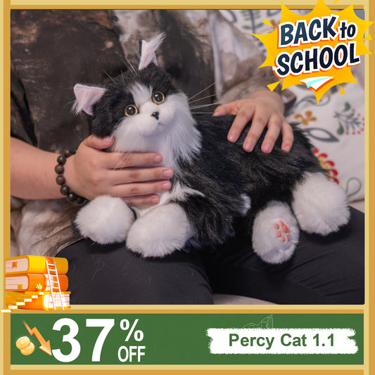 Percy Robot Cat – Interactive Weighted Comfort Toy