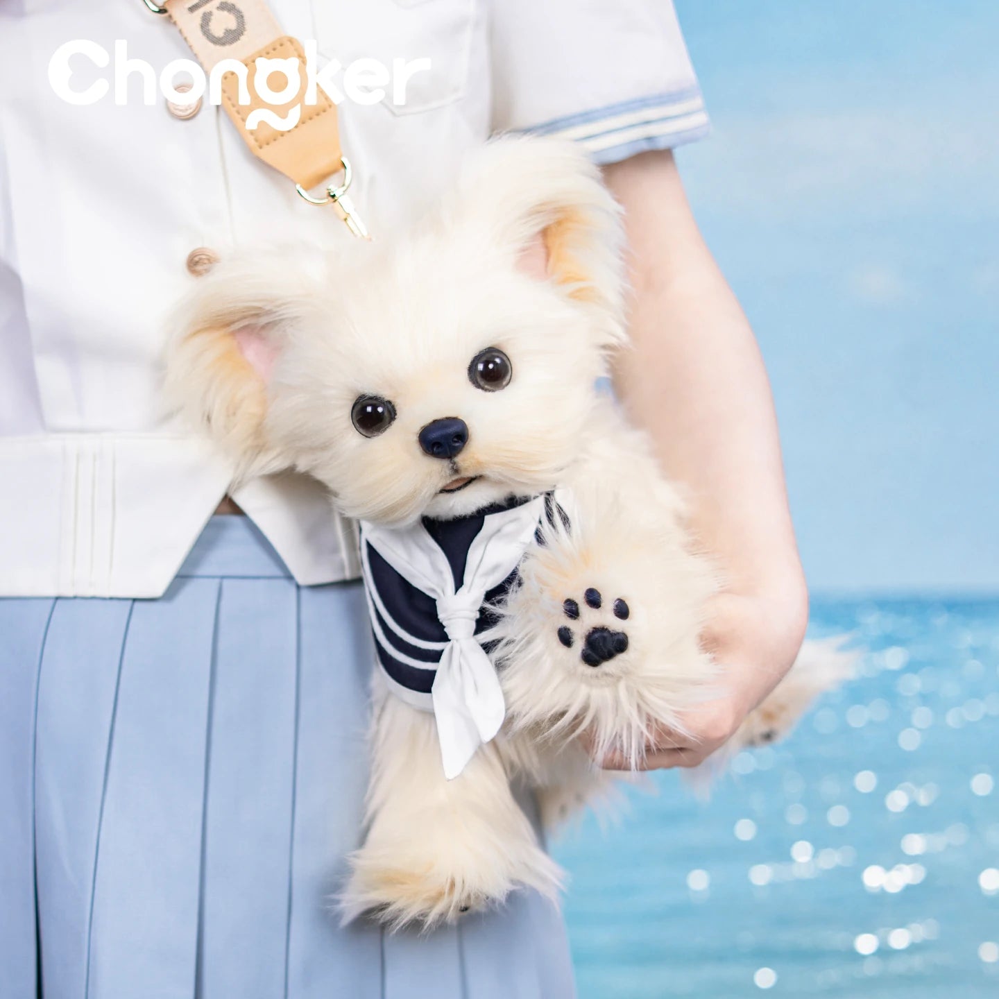 Yorkshire Terrier Puppy Shoulder Bag – Handmade Realistic Dog Purse