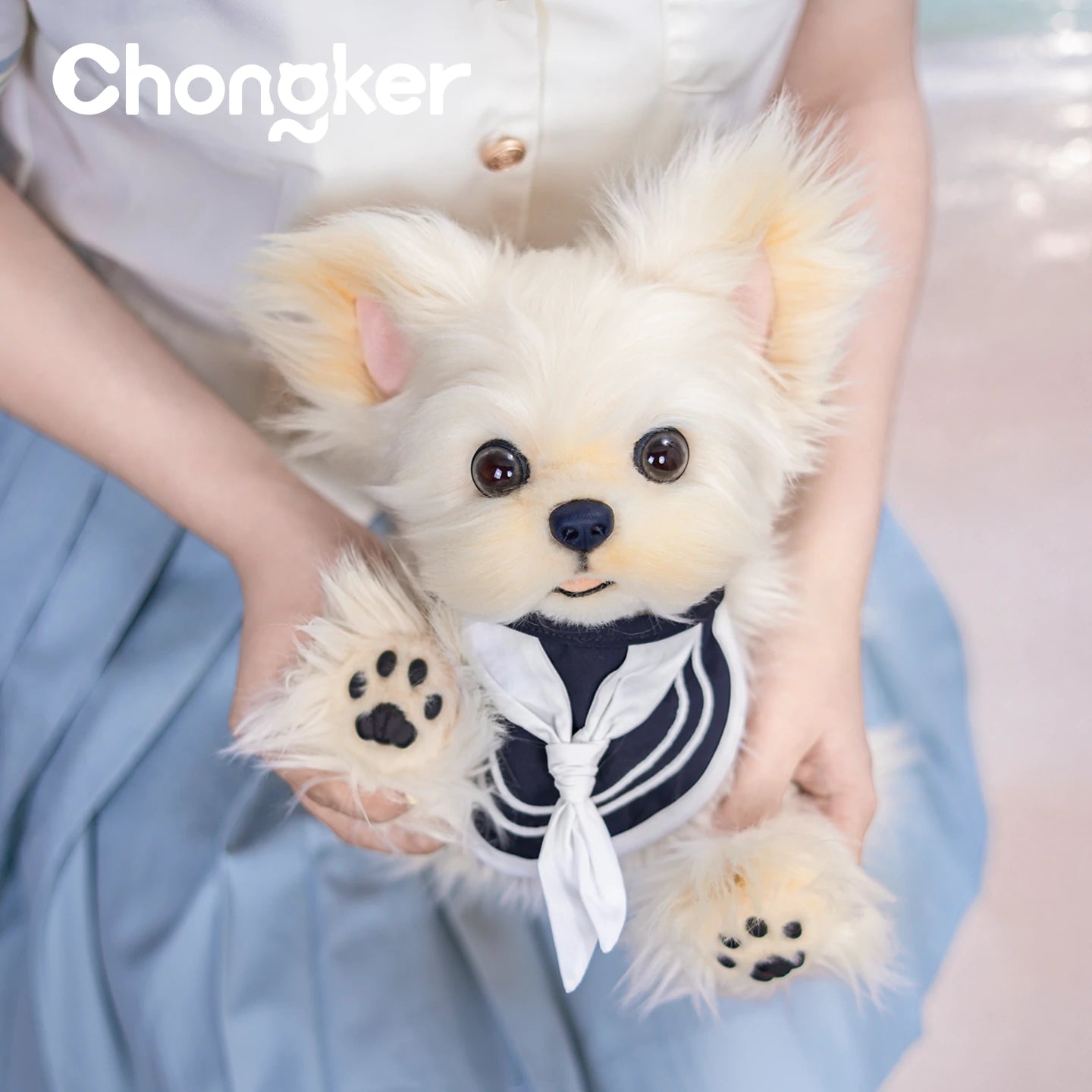 Yorkshire Terrier Puppy Shoulder Bag – Handmade Realistic Dog Purse