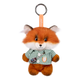 Red Fox Charm Keychain Pendant