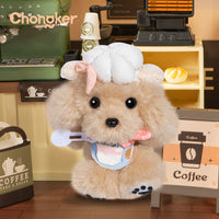 Gray Poodle- Kawaii Puppy Charm for Teens