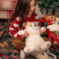 Load image into Gallery viewer, Mini Calico Cat Backpack – Plush Kitty Bag for Teens
