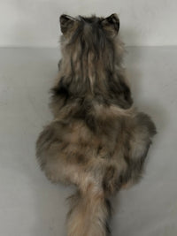Plüsch American Tabby Katze Langhaar-Handgefertigt Lebensgroßer Begleiter & Haustier-Gedenkfigur