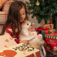 Sac à dos miniature de chat calico – Sac en peluche pour adolescents
