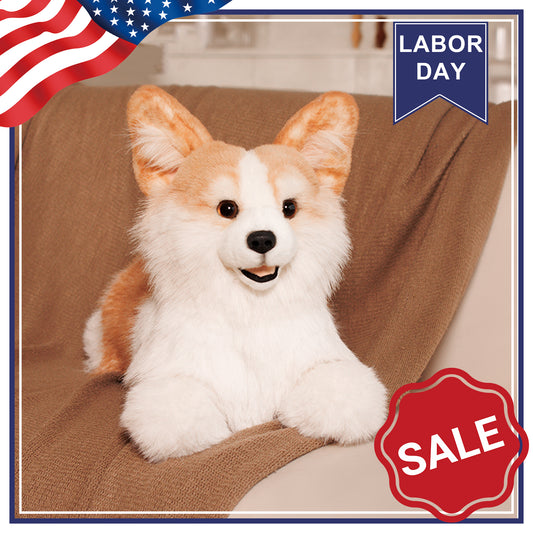 Corgi Dog Plush – Soft Gift for Dog Lovers & Kids