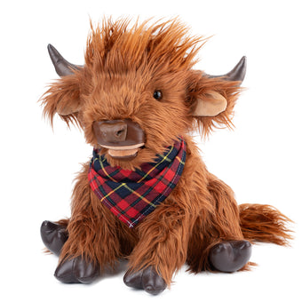 compare product Highland Cow Plush – Weighted Toy for Kids & Adults