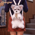 Load image into Gallery viewer, Schnauzer Backpack – Plush Dog Bag for Puppy Lovers & Kids
