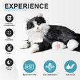 Load image into Gallery viewer, Percy Robot Cat – Interactive Weighted Comfort Toy
