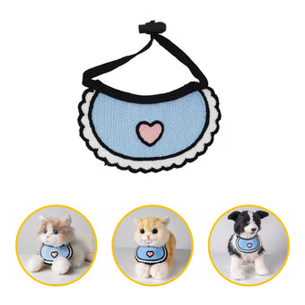 compare product Blue Bibs Collar fits all for Cat Dog & Pet