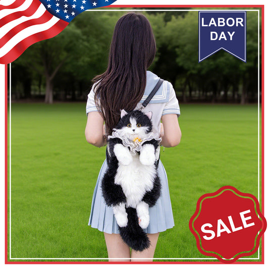 Tuxedo Cat Backpack – Cute Bag for Cat Fans Daily Companion