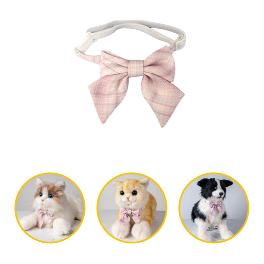 Pink Bowtie Collar fits all