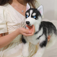 Husky Morbido – Giocattolo Realistico per Amanti degli Animali Domestici