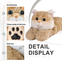 Peluche Chat British Shorthair Doré