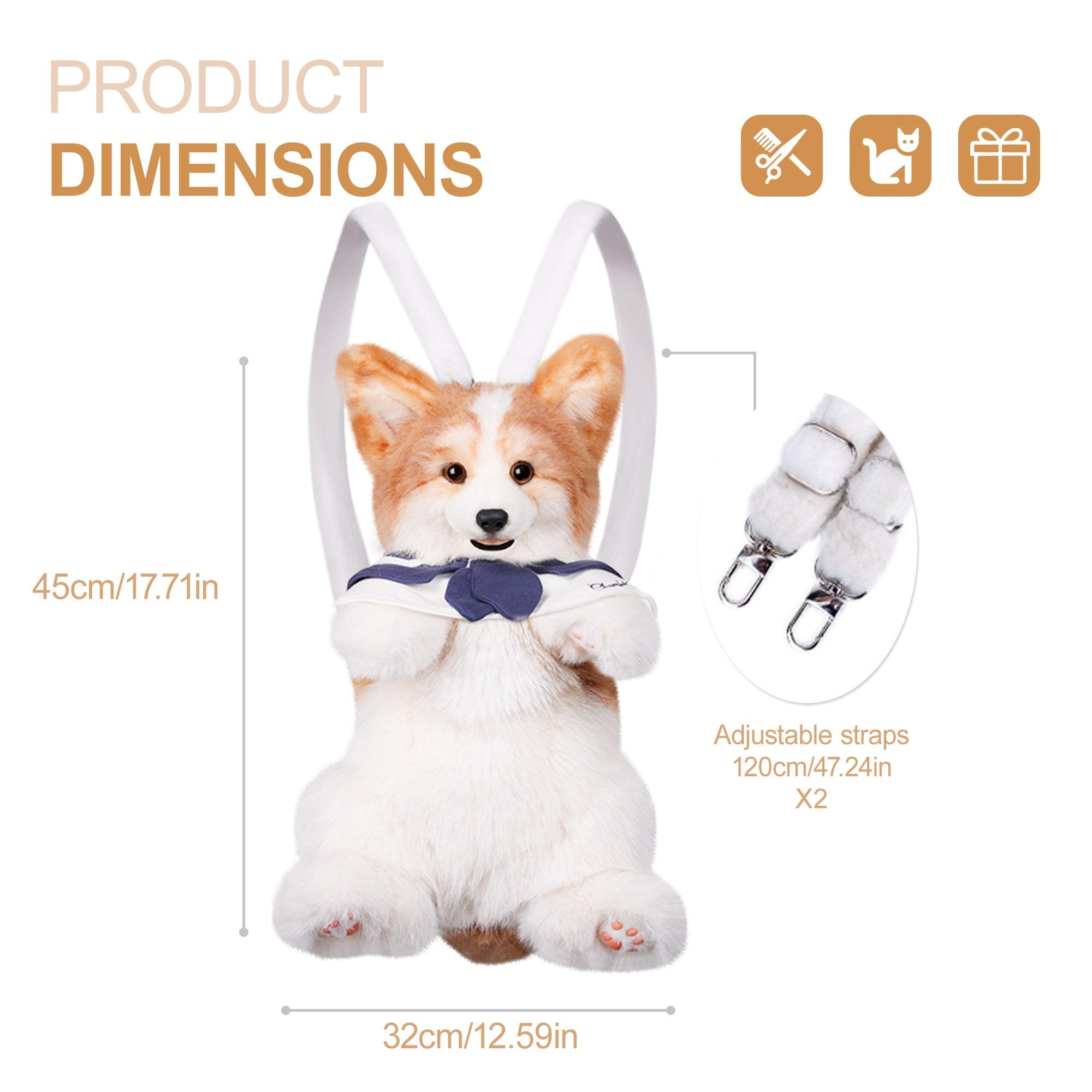 Plush Puppy Backpacks -Wearable Fashion for Dog Lovers