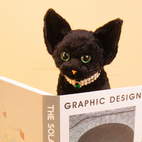 Gato Devon Rex de peluche – Regalo hecho a mano para amantes de los gatos