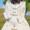 Load image into Gallery viewer, White Short-hair Cat Backpack
