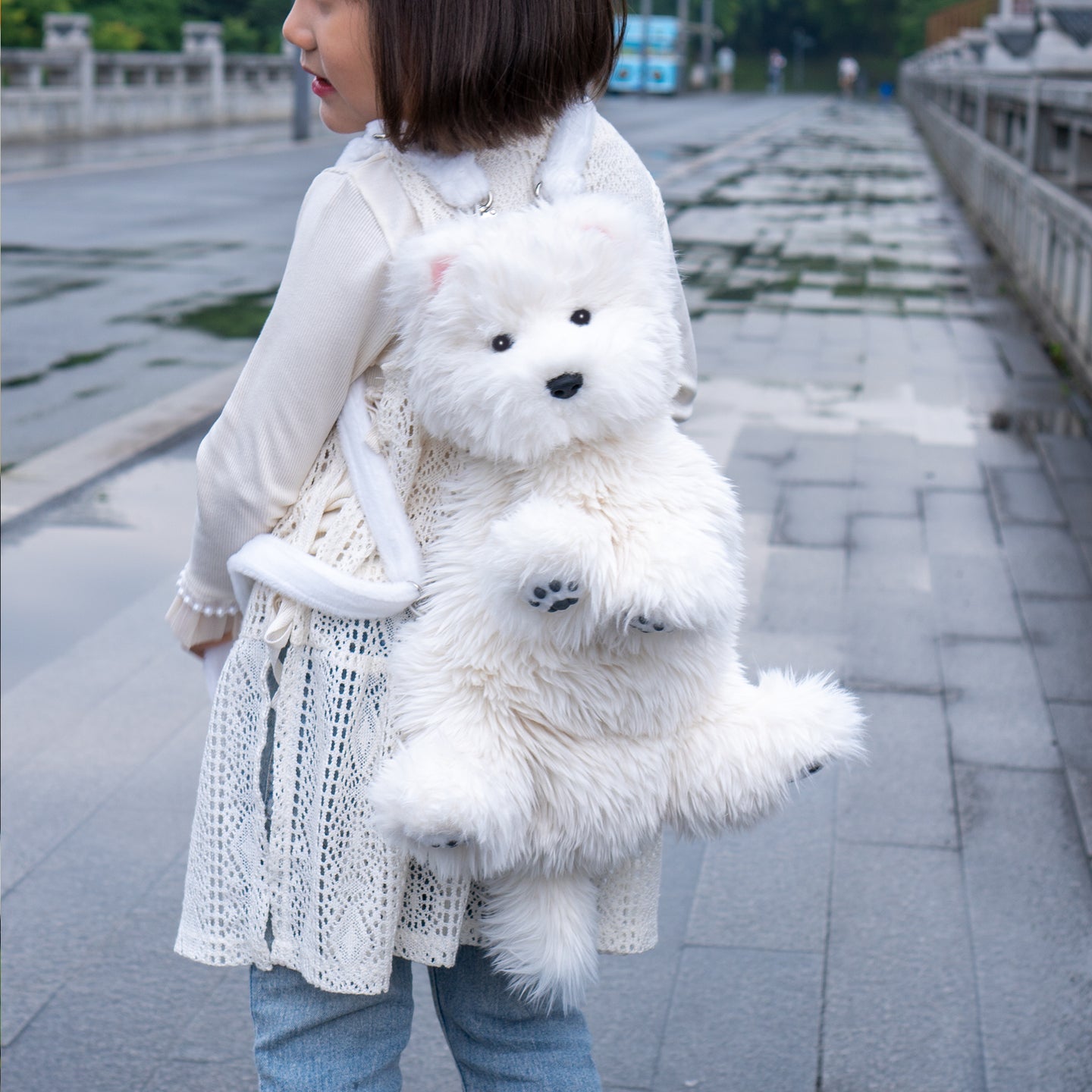 Westie White Dog Backapck - Chongker