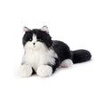 Load image into Gallery viewer, Tuxedo Weighted Plush – Realistic Companion Pet for Adults

