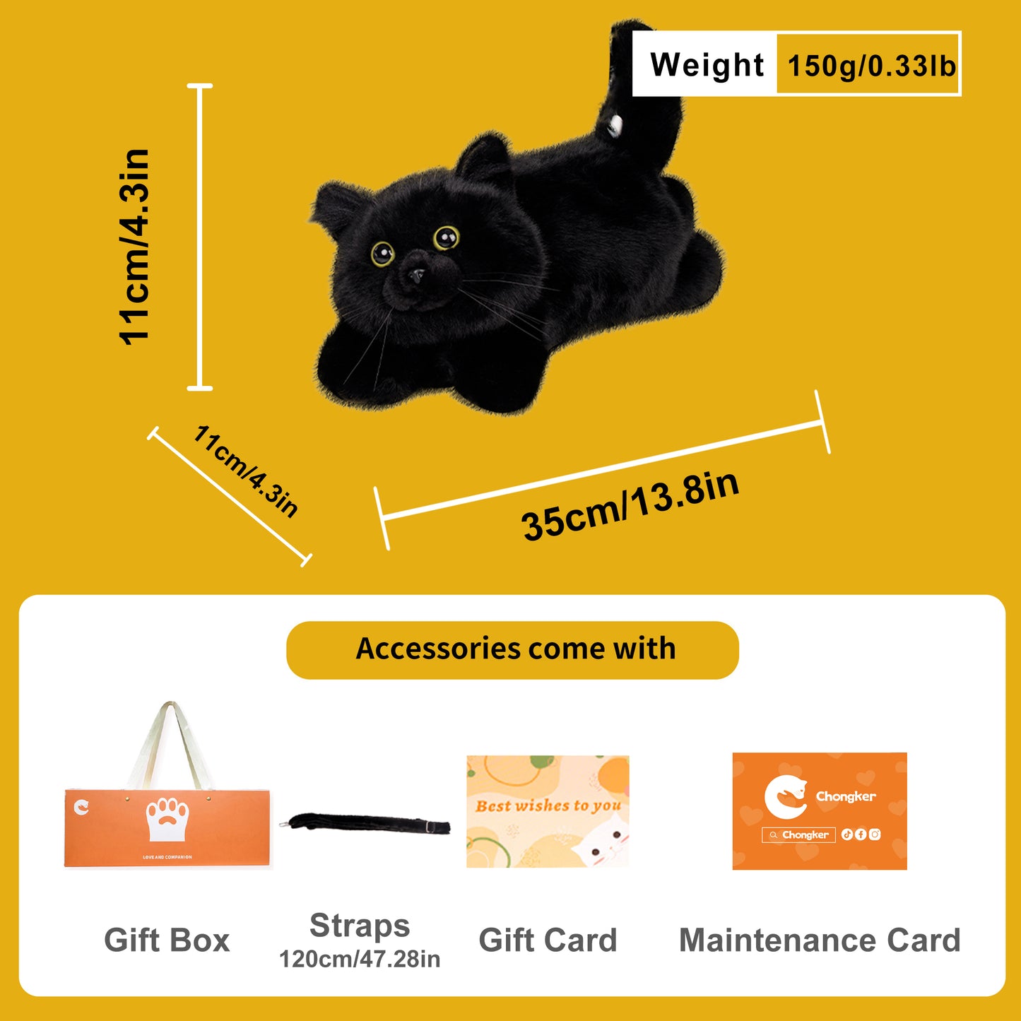 Bolso pequeño gato negro 