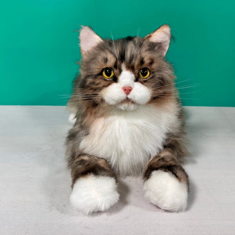 compare product Plush Norwegian Forest Cat-Handmade Life-Size Companion & Pet Memorial