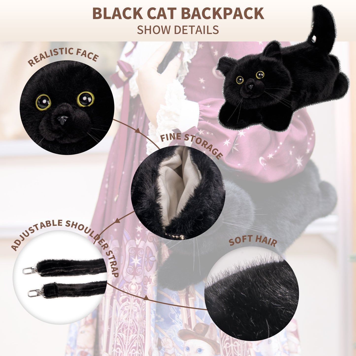 Little Black Cat Bag