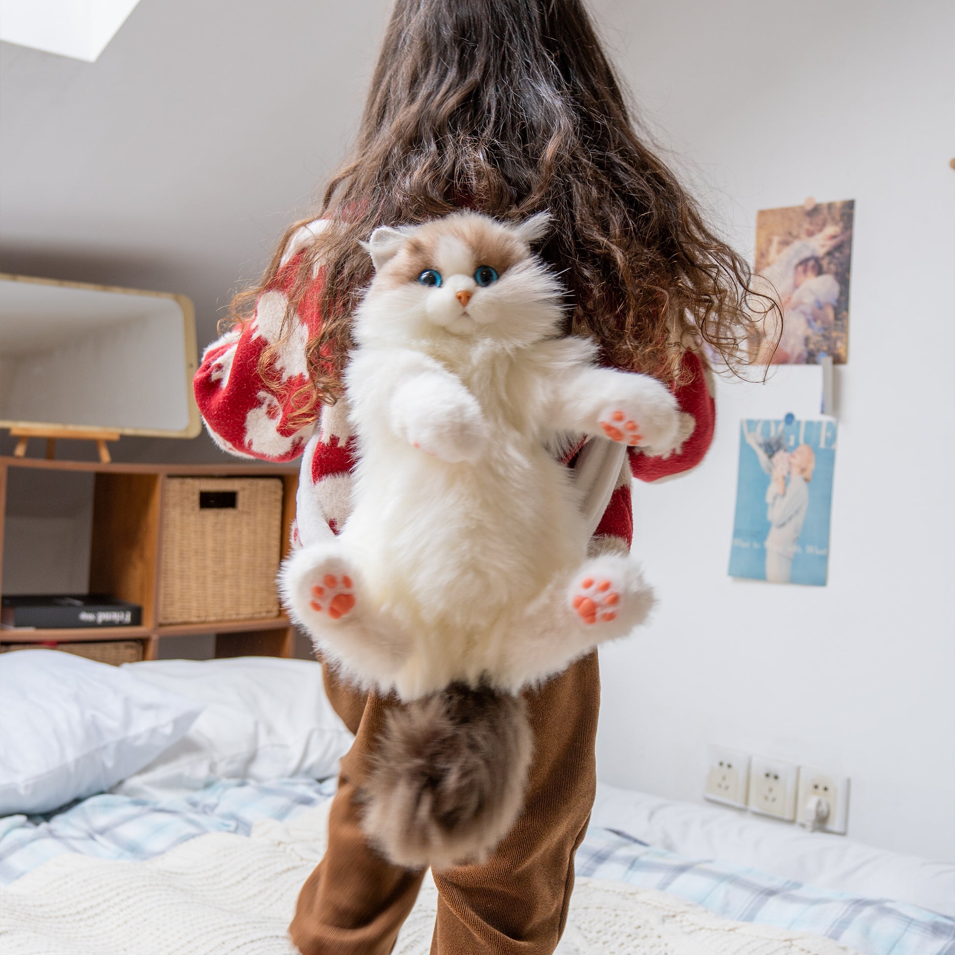 cat backpack mini rodini Mini Ragdoll Cat Backpack – Cute Handmade Bag for Girls Mini Calico Backpack