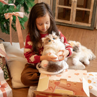 Mini Ragdoll Cat Backpack – Cute Handmade Bag for Girls