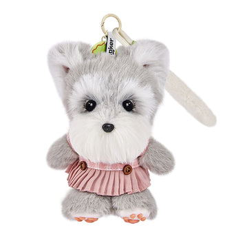 compare product Gray Schnauzer Dog Charm- Kawaii Puppy Charm for Teens