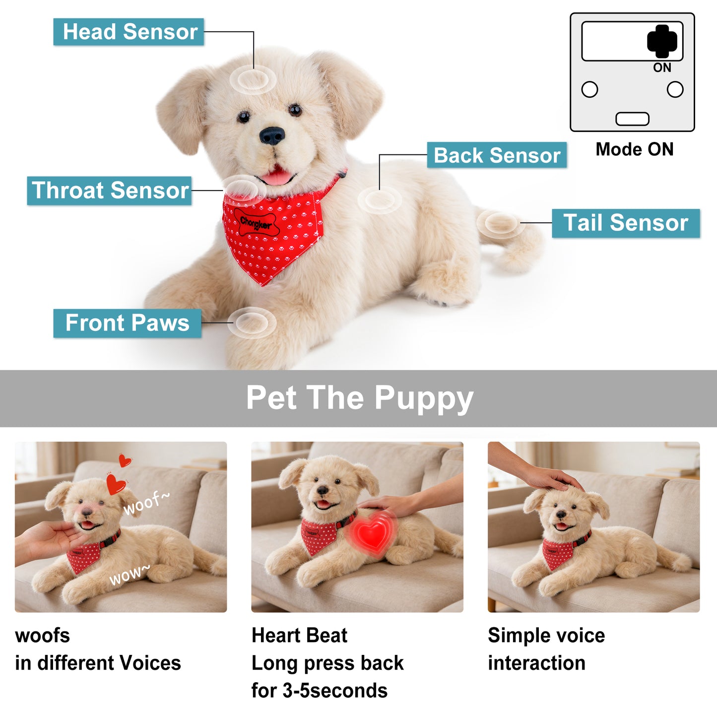 Percy 1.1 Robotic Dog Companion Designed for Comfort