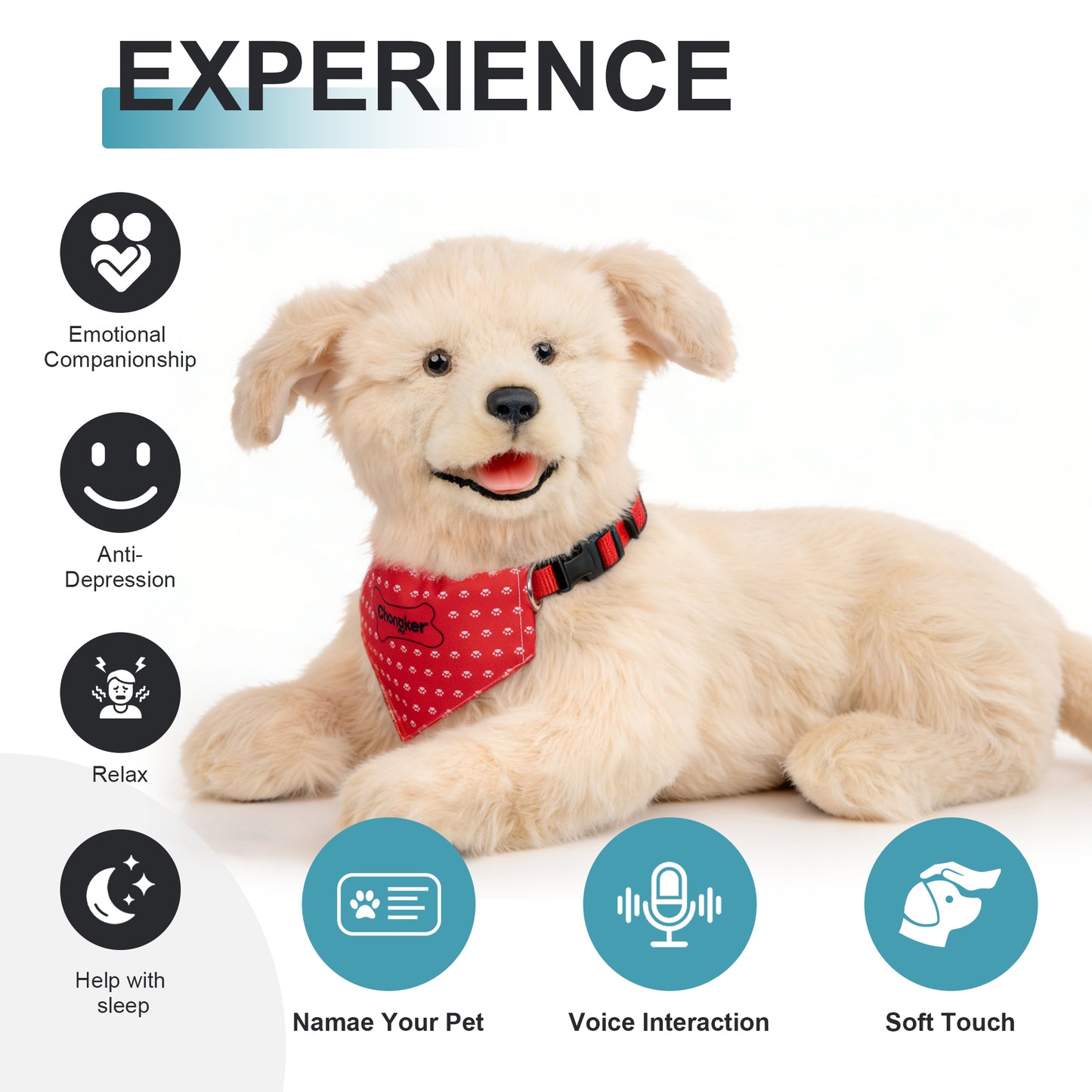 Percy Robot Cat – Interactive Weighted Comfort Toy