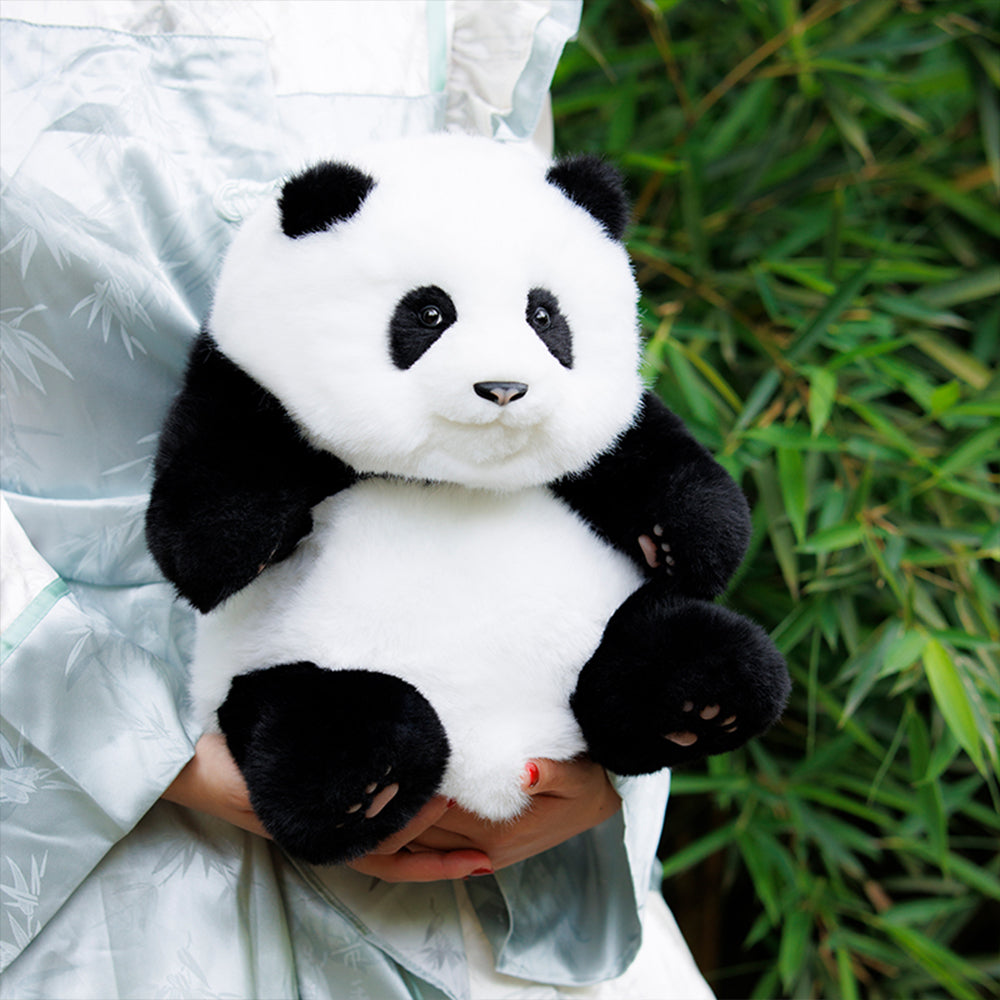 Panda Backpack Hehua Simulated