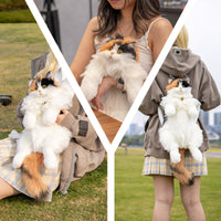 Mochilas creativas para gatos – Moda portátil para gatos compañeros