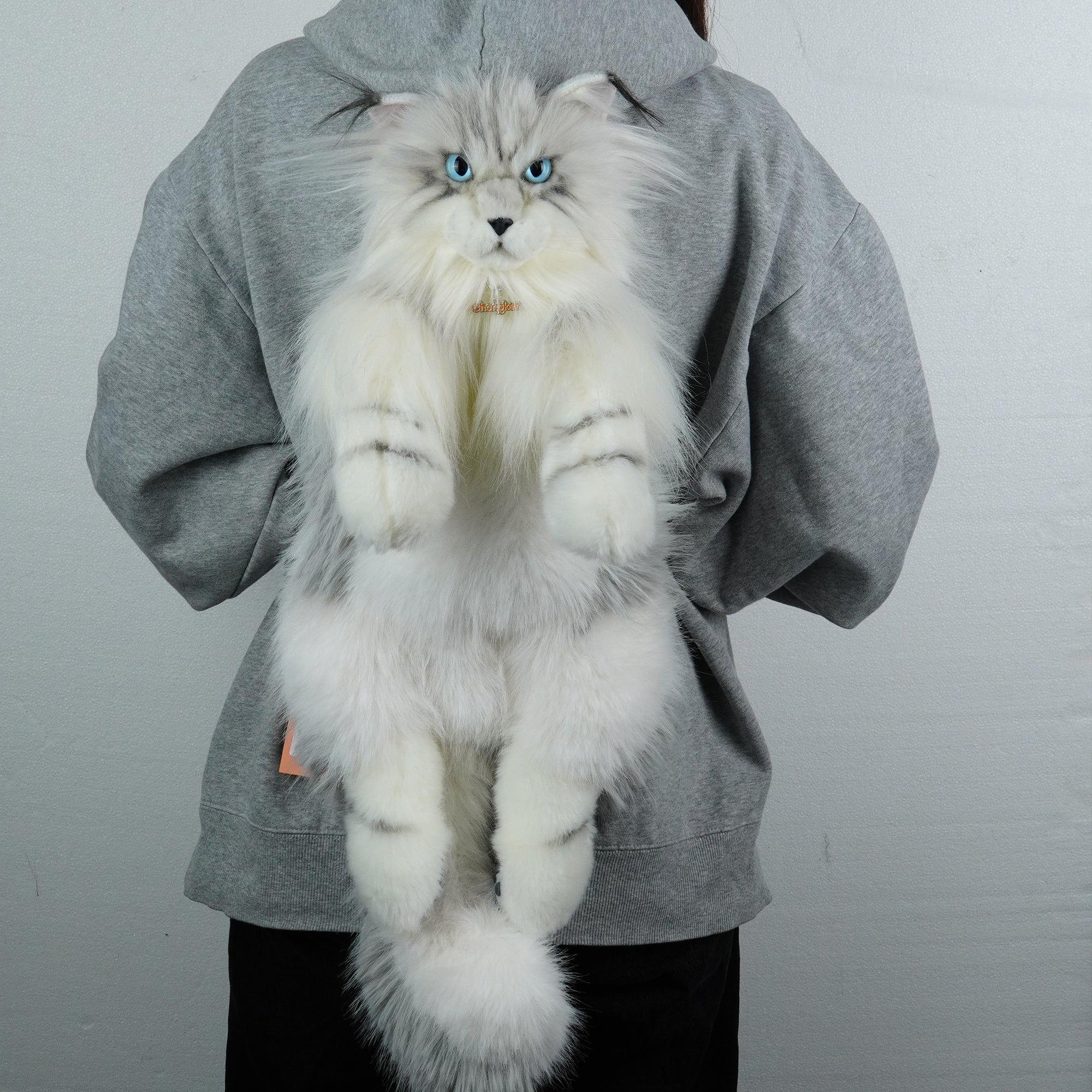 Silver Maine Coon Backpack-Majestic and Purrfect Companion
