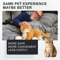 Percy Robot Ginger Cat 1.1 – Voice,Purring & Heartbeat for Comfort